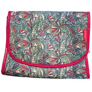 Lilly Pulitzer 20th Anniversary My Fans Hanging  Cosmetic Organizer